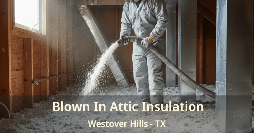 Blown In Attic Insulation Westover Hills - TX