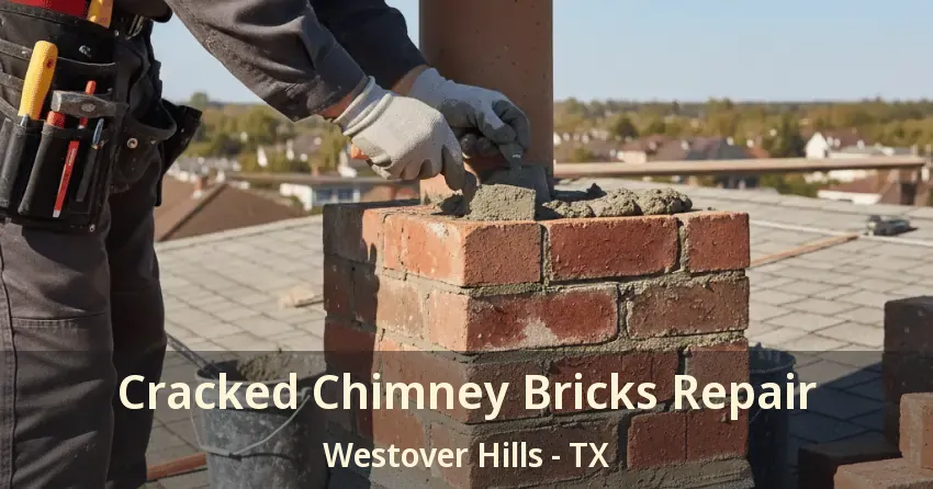 Cracked Chimney Bricks Repair Westover Hills - TX