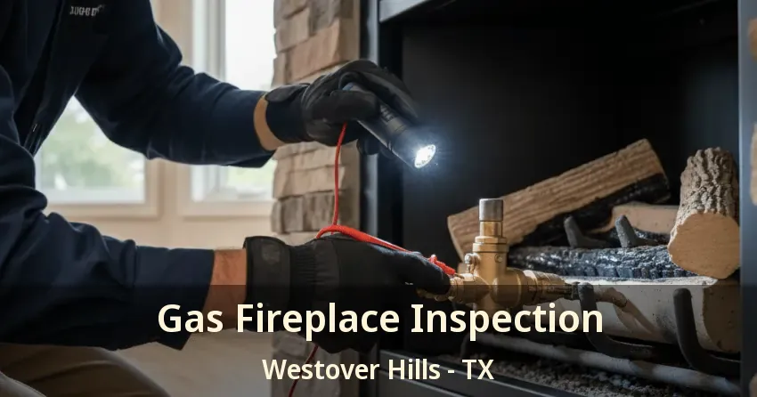 Gas Fireplace Inspection Westover Hills - TX